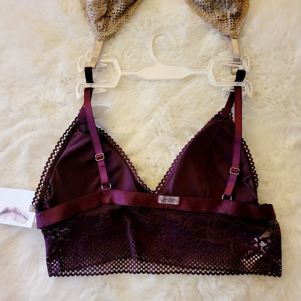 🌹JESSICA SIMPSON BRAND NEW 2-PACK BRALETTE WITH REMOVABLE PADS SIZE M - Picture 4 of 9